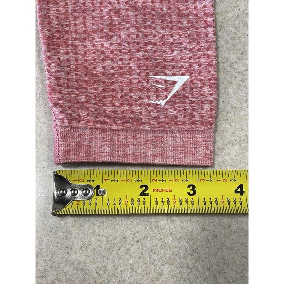 NWOT-Gymshark Vital Seamless Pink Contour Leggings Youth Size 24”X 22.5” - Picture 7 of 9